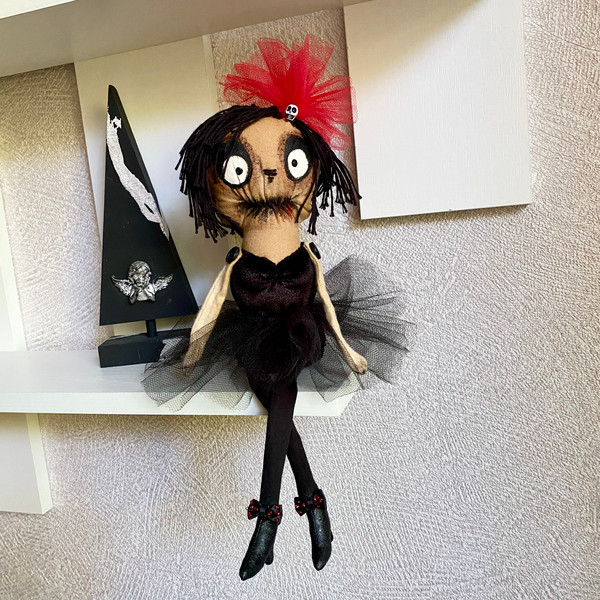 Voodoo doll . Creepy Cute doll .
