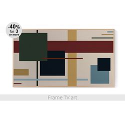 Samsung Frame TV Art Instant Download 4K, Frame TV Art abstract, Modern Art for Frame TV, geometric Frame Tv Art | 152
