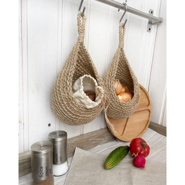 hanging fruit and vegetable basket