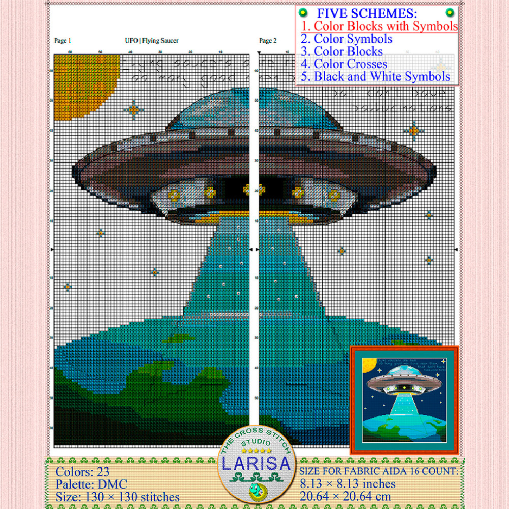 Flying Saucer pattern