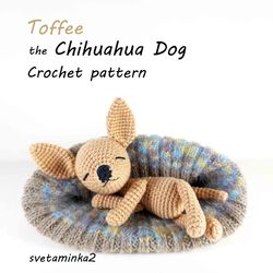 Chihuahua Crochet Pattern Chihuahua Amigurumi Pattern Dog Crochet Pattern