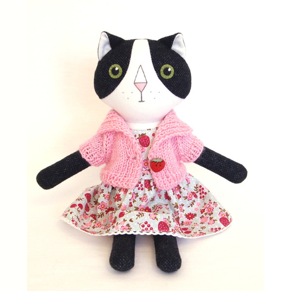 Cat-handmade-doll