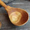 Handmade wooden spoon from natural birch wood for eating - 5