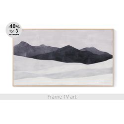 Samsung Art TV landscape winter, Frame TV Art landscape boho mountains, Samsung Frame Tv Digital Download 4K | 364