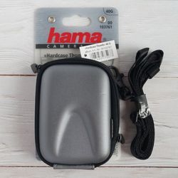New Hama Hardcase 40G Silver Camera Bag Photo Case for Canon Nikon Sony Fuji Cam