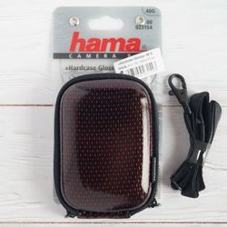 Hama Hardcase 40G Black Red Camera Bag Photo Case for Canon Nikon Sony Fuji Cam