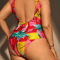 Plus Tropical Fruit Print V Neck Tie Shoulder Backless One Piece Swimsuit Beachwear Swimwear Beach Sea Summer (7).jpg