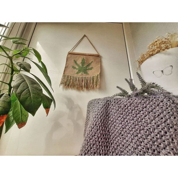 Tropical leaf hemp wall panel decor crochet pattern PDF.jpg