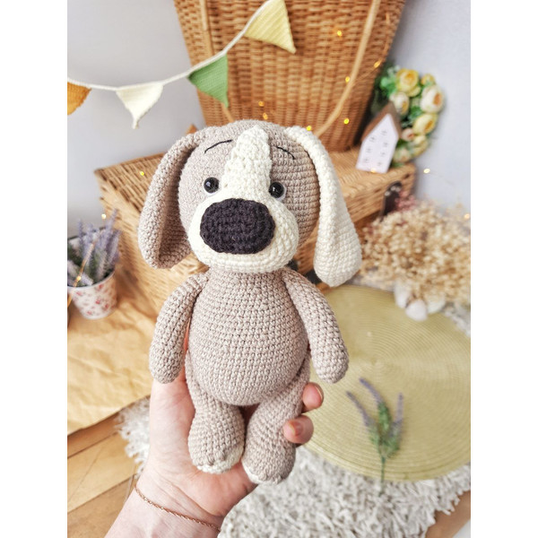 Amigurumi dog crochet pattern PDF.Amigurumi puppy crochet pattern.jpg