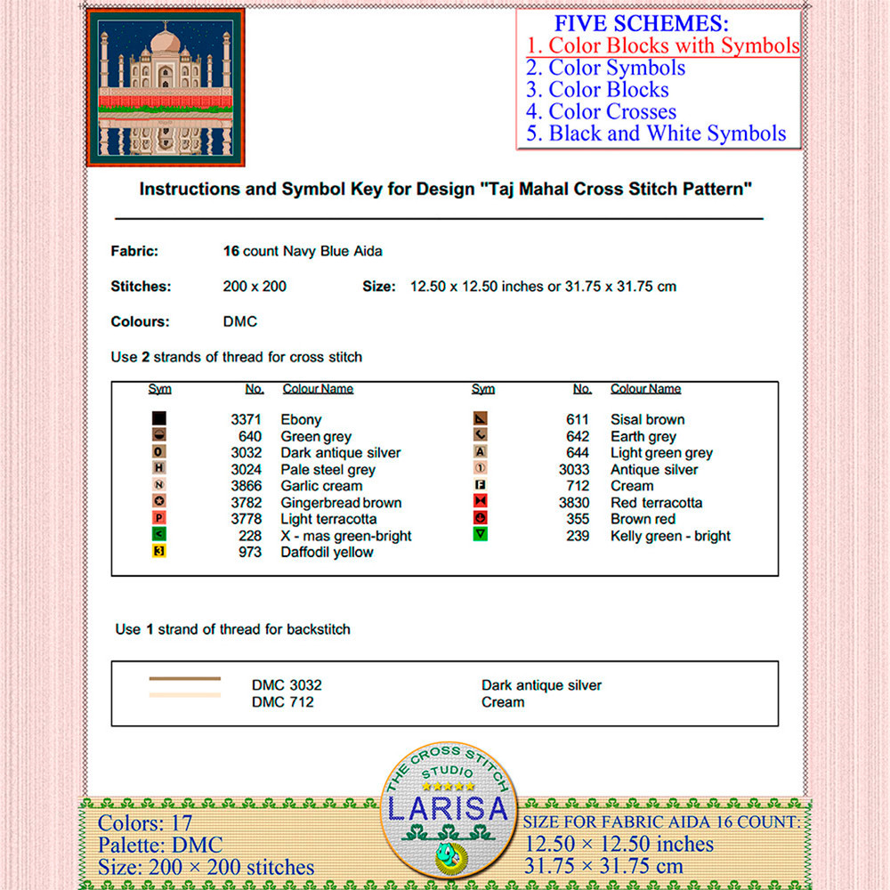 Muslim cross stitch