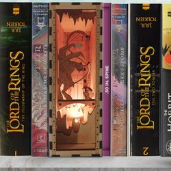 The Rings Book Nook/ Lord of the Rings Shelf Insert/ DIY Kit, book nook shelf insert diorama/Decor