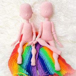 LGBT couple gift. Rainbow dolls body. LGBT pride couple. Rainbow high body. Lesbian home decor. Transgender pride doll.
