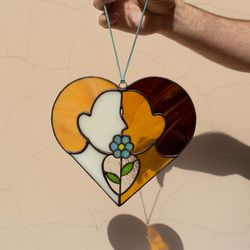Stained glass panel, Stained glass suncatcher, Stained glass window hangings