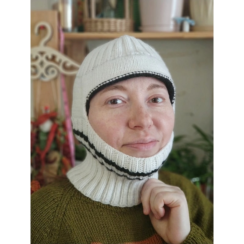 Knit women Balaclava ski mask Handknit balaclava Women balaclava Balaclava for women Winter hat Wool balaklava