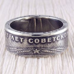 Coin ring (USSR) The glory of the revolution!
