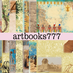 egypt -4, digital paper, scrapbooking, sheets for book, journal