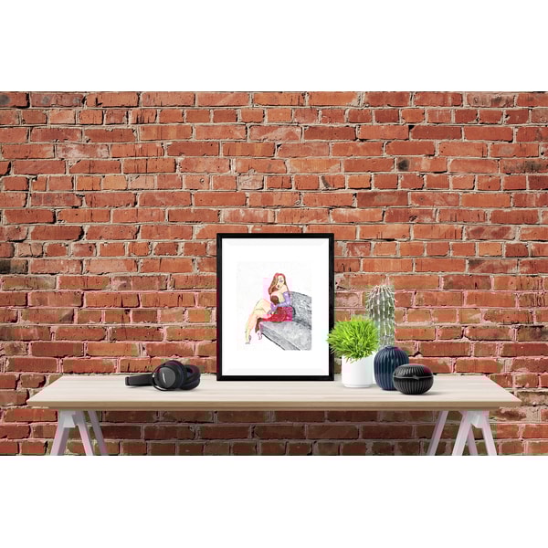 Jessica Rabbit Wall Art / Jessica Rabbit Painting / Who Fram - Inspire ...