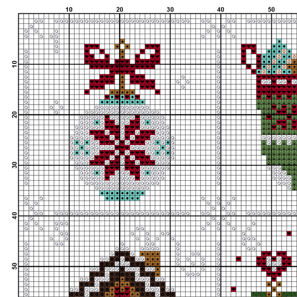 Advent Calendar Cross Stitch Pattern December Advent -   Christmas  cross stitch patterns free, Primitive cross stitch patterns, Cross stitch  patterns