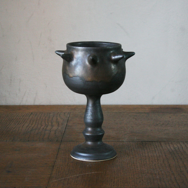 Ceramic goblet