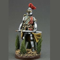ELITE Toy tin soldiers model medieval 54 mm European Knight