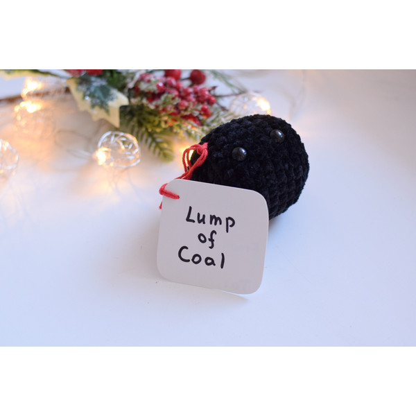 Santa coal Christmas gift