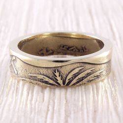 coin ring (israel) palm