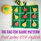 tic tac toe game crochet pattern