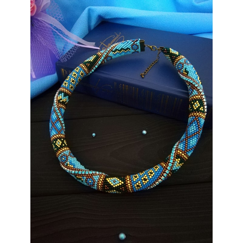 Seed-Bead-Crochet-Necklace