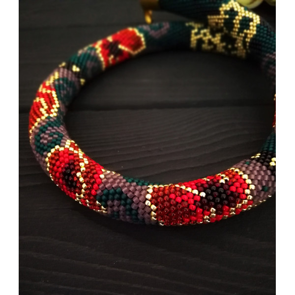 Seed-Bead-Crochet-Necklace