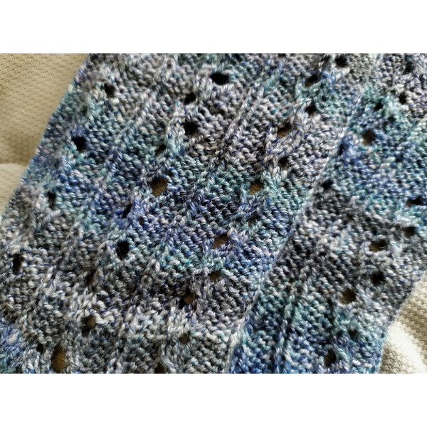 Blue-openwork-womens-hand-knitted-socks-2