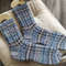 Blue-openwork-womens-hand-knitted-socks-3