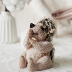 cute teddy hedgehog, artist teddy toy