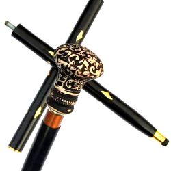 attractive designee , bone handle cane , wooden walking stick , gentleman look