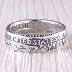 Silver Coin Ring (USA) Silver Quarter