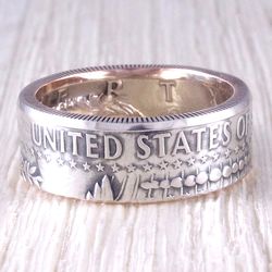 Silver Coin Ring (USA)  Kennedy Half Dollar