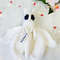 white butterfly moth crocheted