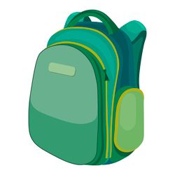 School backpack, one item