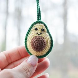 avocado car decor toy, avocado keychain new driver gift, avocado lovers gift