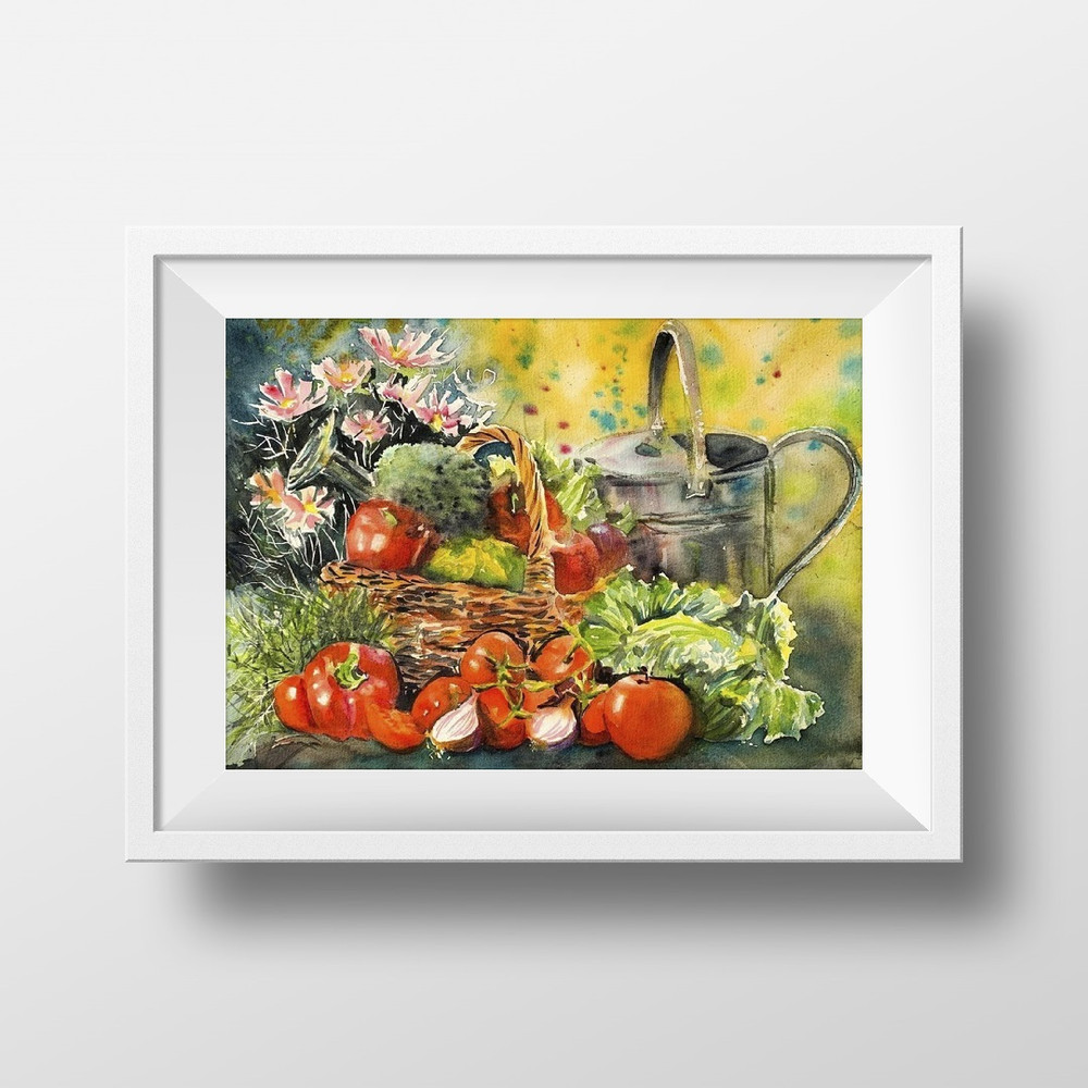 art poster wall  summer harvest still life print 3.jpg