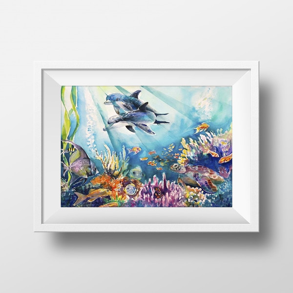 art poster wall decor underwater sea world print 3.jpg