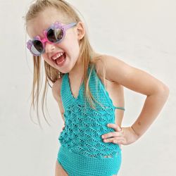 Swimsuit for baby girl, size 4T, 5T