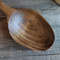 Handmade wooden eating spoon from natural walnut wood - 4