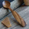 Handmade wooden eating spoon from natural walnut wood - 8