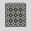 loop-yarn-mosaic-diamonds-blanket