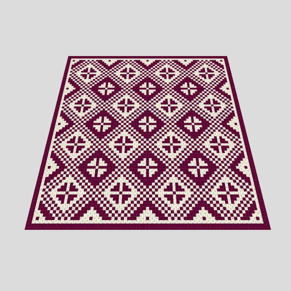 loop-yarn-mosaic-diamonds-blanket-3
