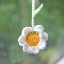 daisy car accessories gift for mom, daisy flower hanging decor gift for sister, Saint Valentines day gift for sweetheart