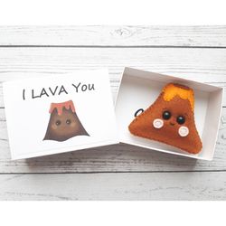 Lava you, Pocket hug, Valentine's day gift for him, Anniversary gift for husband, Long distance relationship, Pun gift