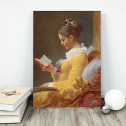 A Young Girl Reading by Jean Honore Fragonard