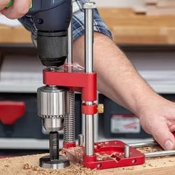 diy woodworking drill locator
