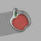 Apple One-piece Bath Bomb Mold STL File